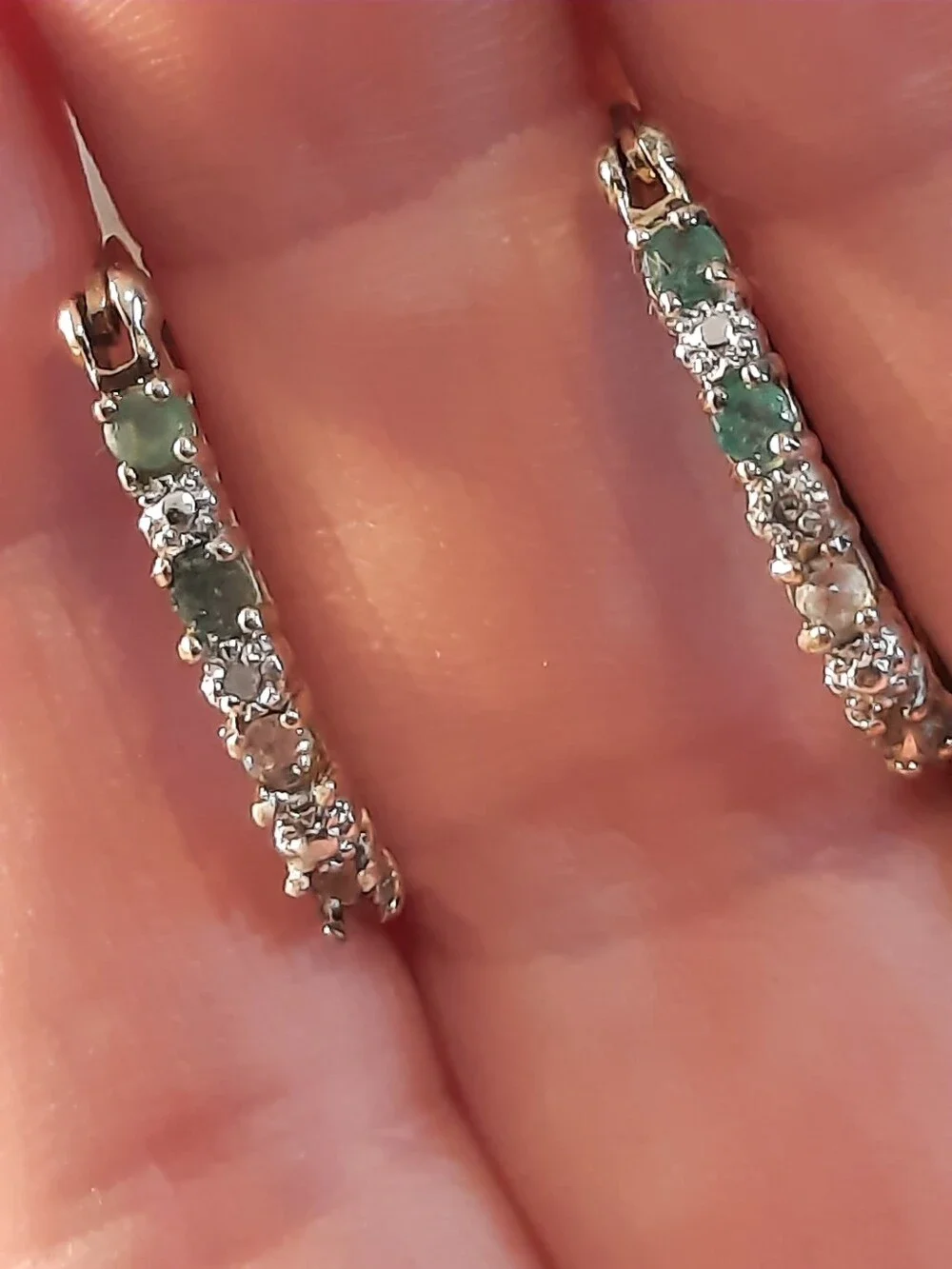 Sterling Silver Mixed Charm and Hoop Earring Set - Silver - Picture 3 of 13